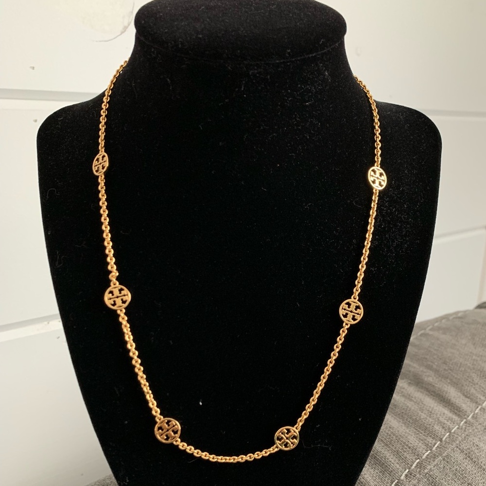 Gold Tory Burch Necklace